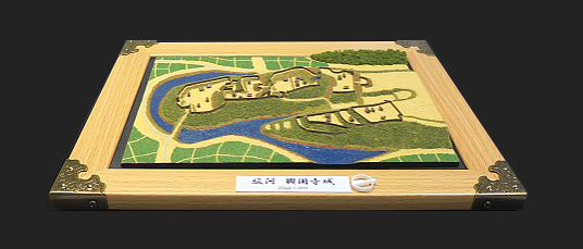興国寺城推定復元模型